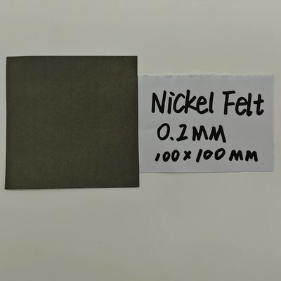 0.2 mm grube włókna niklowe filcowane czyste włókna niklowe metalowe filcowane do produkcji wodoru AEM