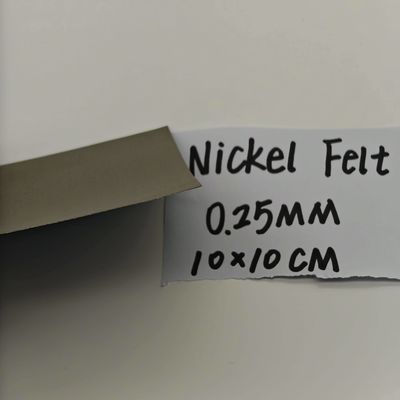 0.25mm GDL warstwa dyfuzyjna gazu niklu zsinterowane włókna metalowe filc AEM ogniwo elektrolityczne