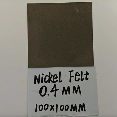 0.15mm-2mm Porowy filc niklowy AEM GDL warstwa dyfuzyjna gazu filc spiekany